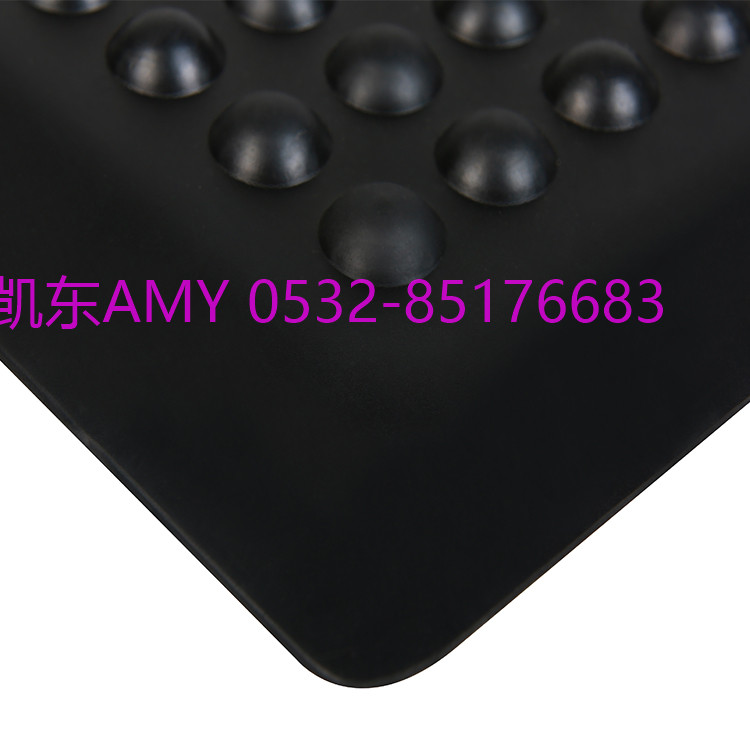 车间工作台缓解疲劳橡胶脚垫 凯东供应抗疲劳垫  商超收银台球形防滑抗疲劳垫  防滑面橡胶地垫
