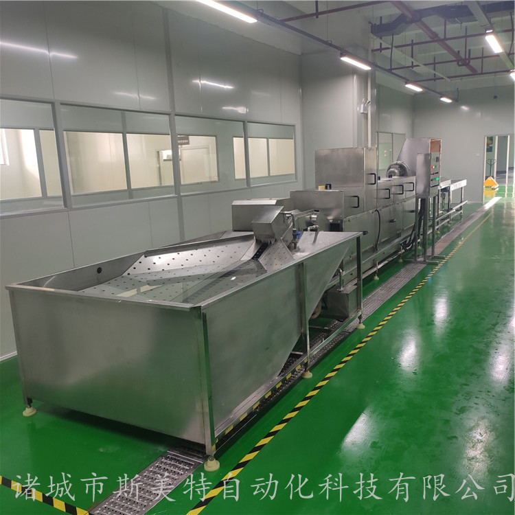 全自动洗蛋流水线生产厂家  不锈钢材质  咸鸭蛋去泥清洗机
