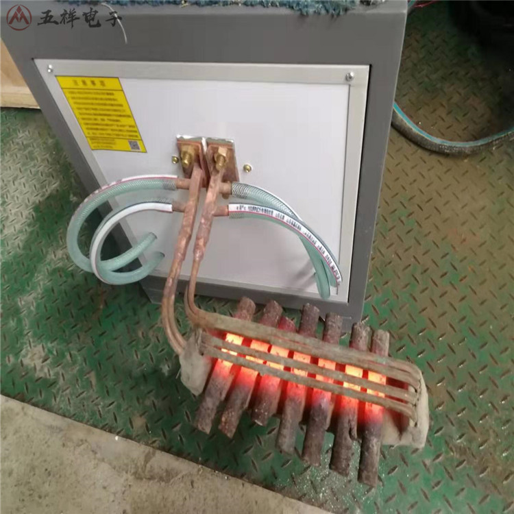 风机铆钉热铆电炉 热铆专用加热电炉 矿用铆钉加热设备 高频加热机