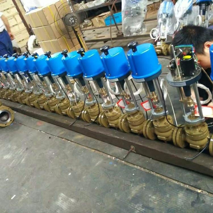 ZDLM防爆电动套筒调节阀 电动调节阀 电动三通调节阀 电动套筒调节阀