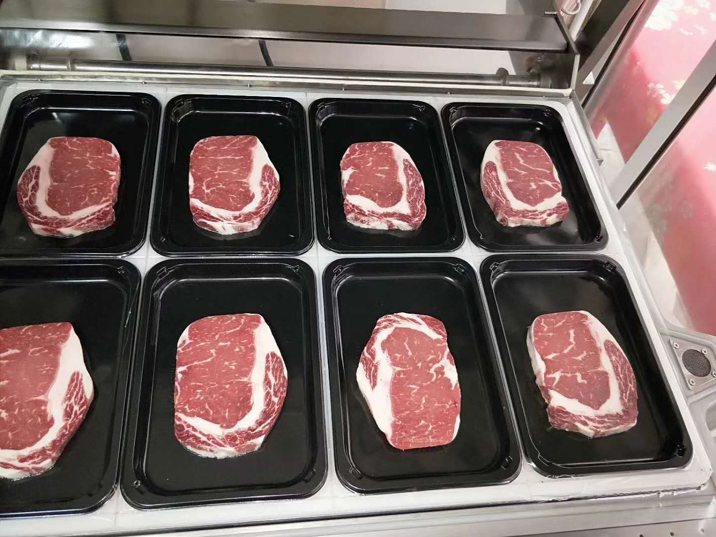 鲜切牛排贴体包装 牛羊肉 海鲜 五花肉贴体包装盒 生鲜产品PP包装盒 包装膜