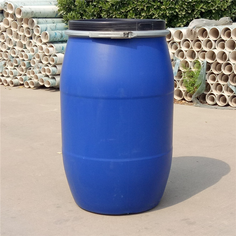 新佳塑业125升塑料桶120l法兰桶125公斤化工桶120kg铁箍桶生产厂家