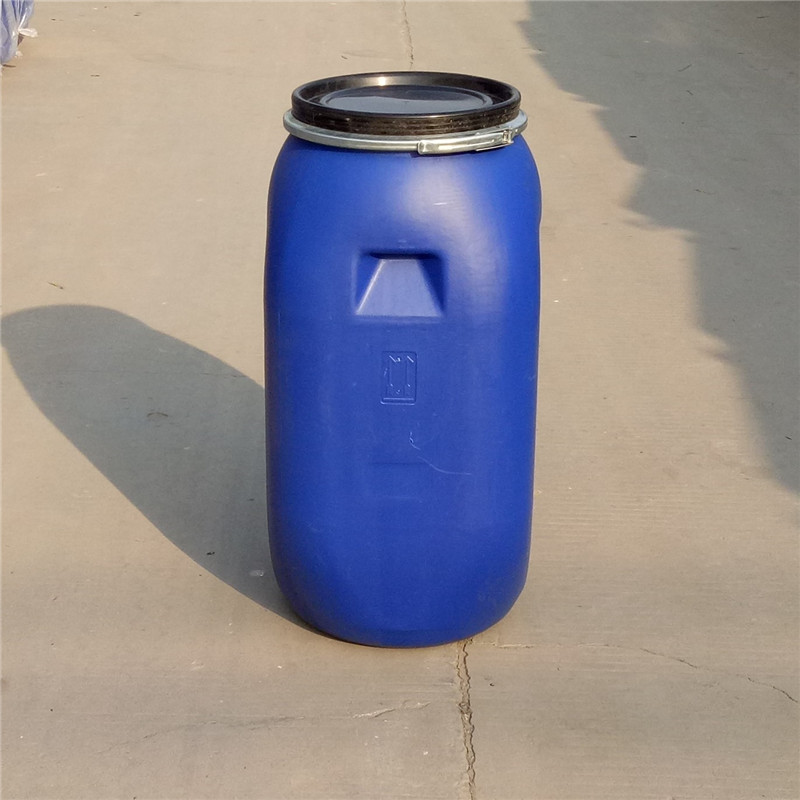 新佳塑业100升塑料桶100L法兰桶100公斤铁箍桶100kg化工桶生产厂家