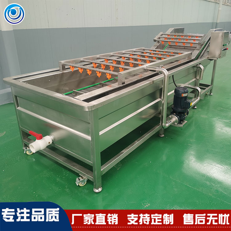 翻浪式气泡清洗机 叶菜类清洗机 春笋清洗流水线