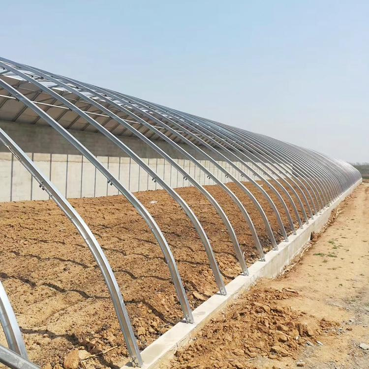温室大棚 花卉养殖大棚骨架建设定制 西藏热镀锌管连栋大棚建设