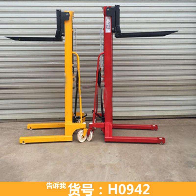液压叉车 油桶升高车 车站手动叉车升高车