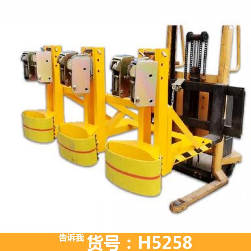 叉车专用双桶油桶夹 叉车翻转油桶夹 叉车属具油桶夹