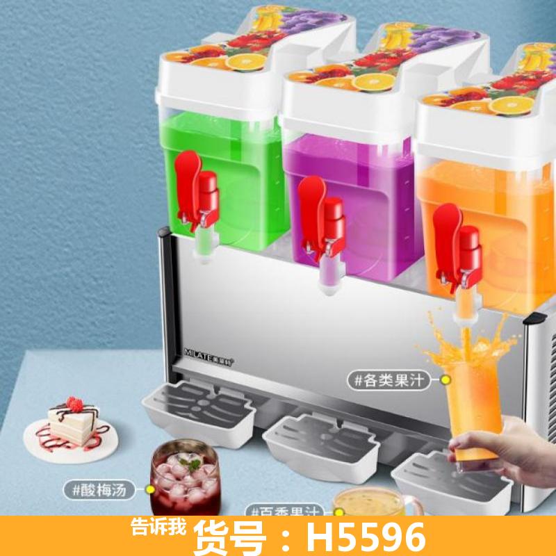 冷热饮果汁机 冷饮果汁 双缸果汁机