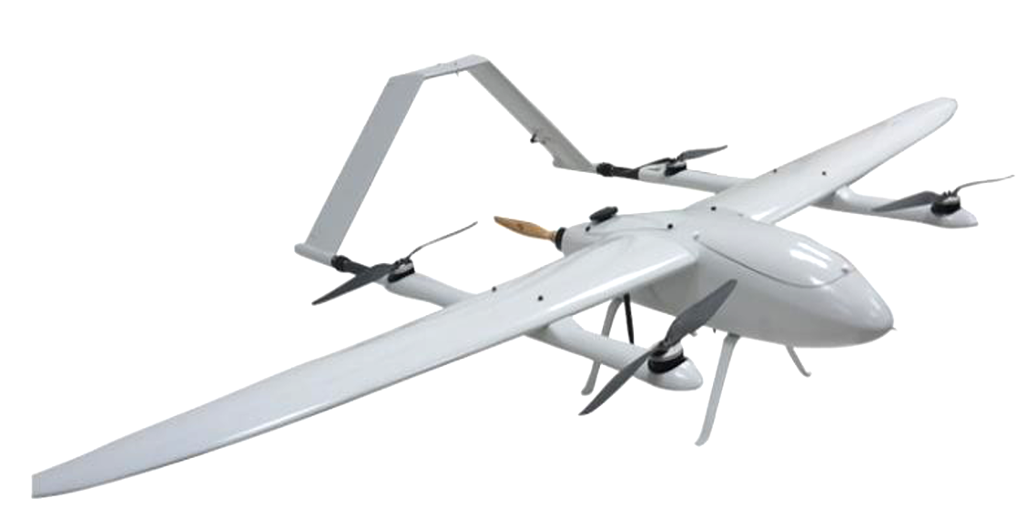 UA-12E双尾撑式复合垂起降固定翼无人机