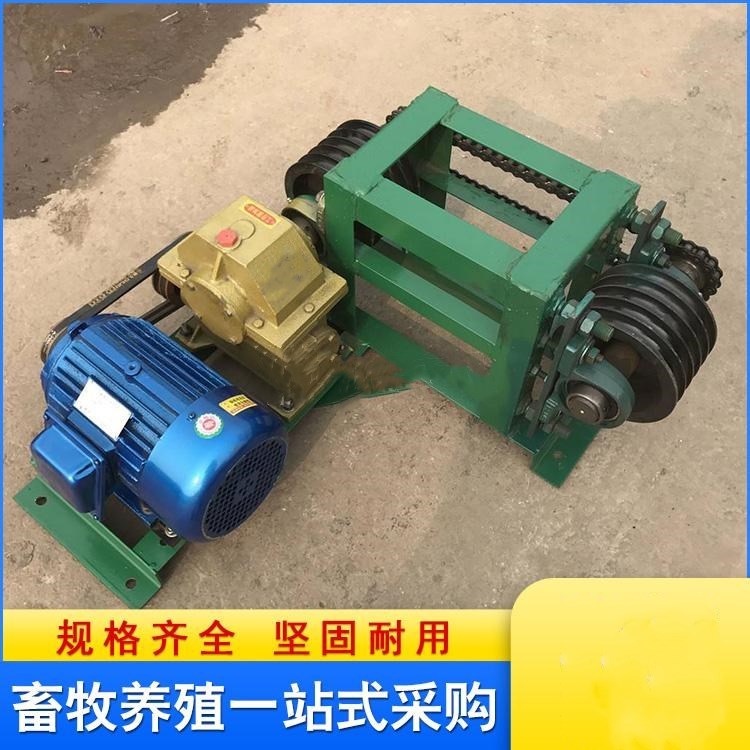 全自动清粪机  猪舍一拖二清粪机  手动定时双功能刮粪机