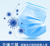 熙婉医疗  一次性口罩医用口罩三层<em>防</em>飞沫成人透气