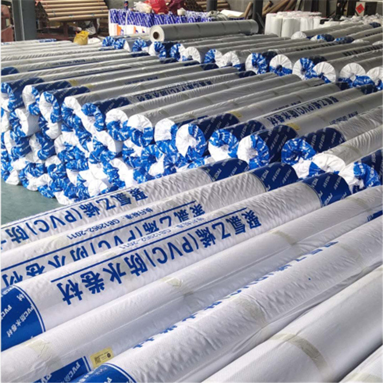 卫生间阳台用聚氯乙烯pvc高分子防水卷材   非外露pvc防水卷材 欢迎选购