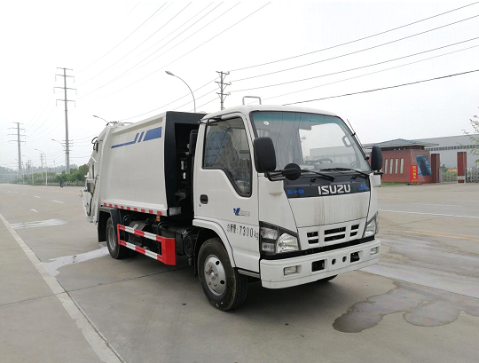 国六庆铃6m³压缩垃圾车 