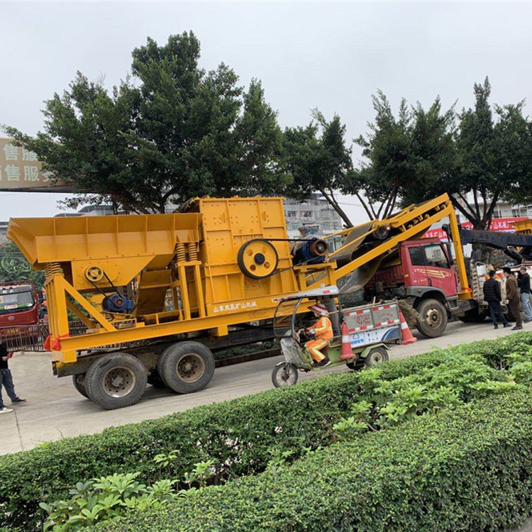 山东颚式移动破碎机定制 颚式移动破碎机发现好机械
