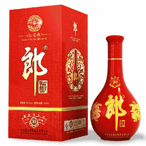 代理郎酒 红花郎系列报价 十年单价