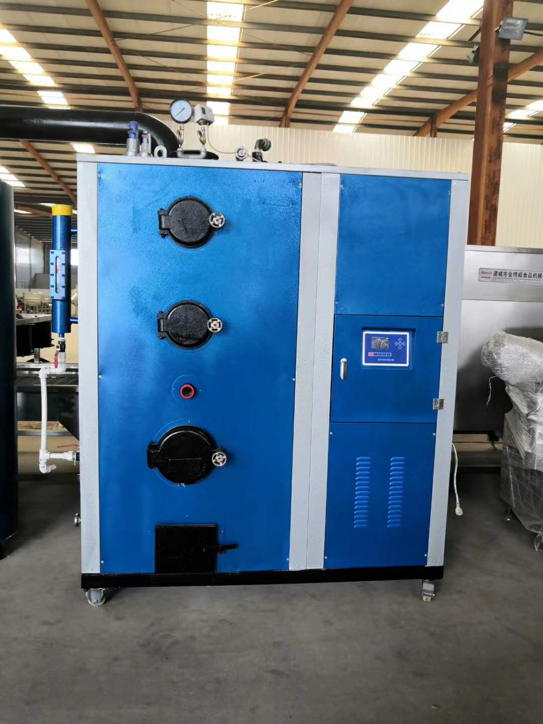 厂家现货销售 蒸汽发生器 1吨全自动生物质颗粒蒸汽锅炉价格  售后保障