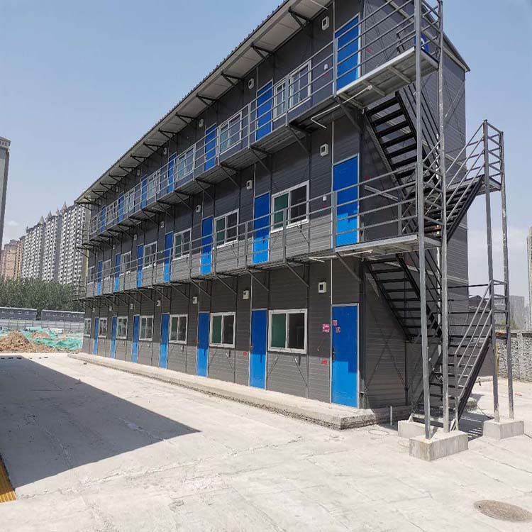 中建活动板房 工地员工房 可移动 多层彩钢板房