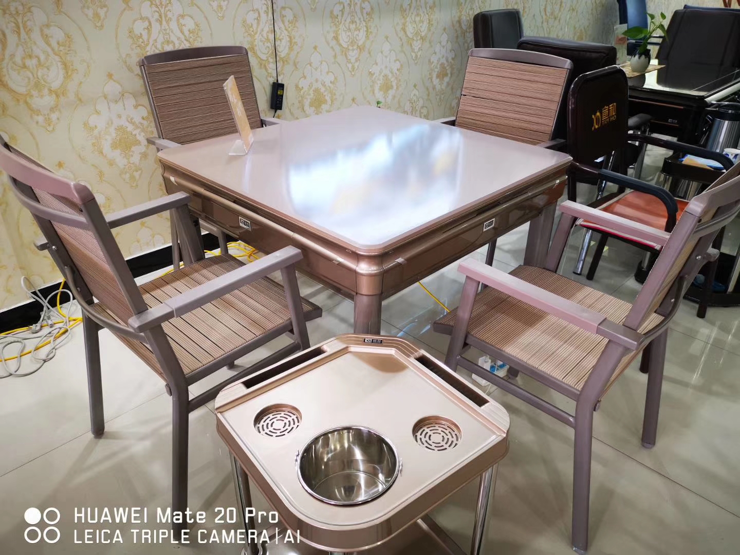 重庆全自动麻将机餐桌两用电动麻将桌饭桌一体家用四口机静音实木面板