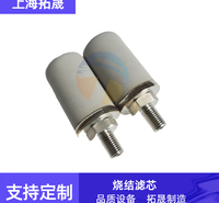 上海拓晟 订制非标金属烧结滤芯、探头<em>防</em>曝过滤芯、钯炭催化剂过滤滤芯