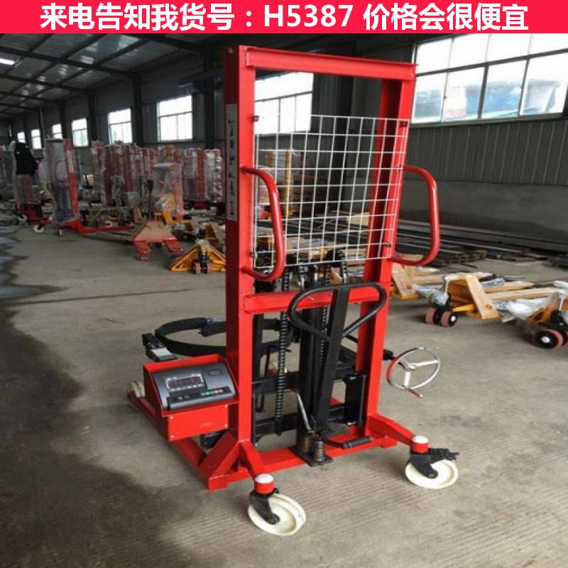 天腾手动堆高车子 宽腿式手动堆高车 05吨手动堆高车货号H5387