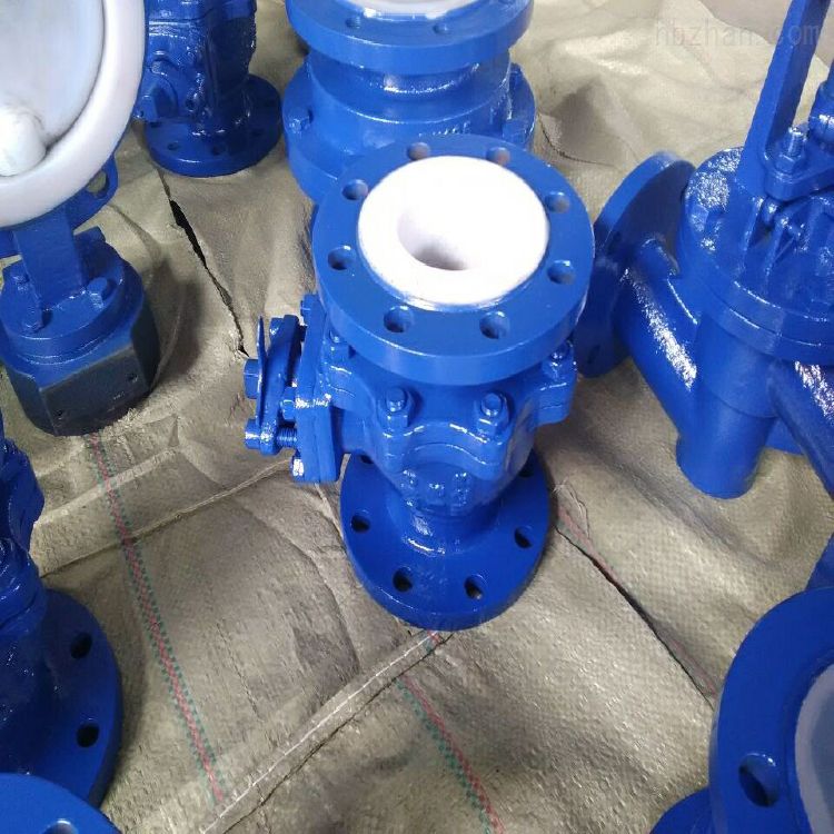ZSHOF46衬氟O型切断球阀 衬氟阀门 衬氟阀门厂家 安徽衬氟阀门