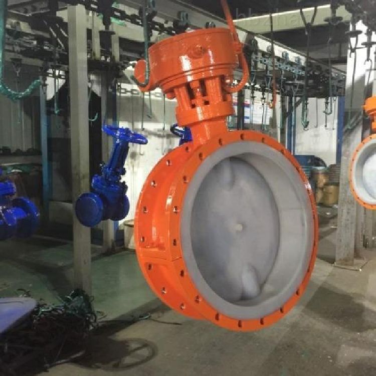 D641F46气动衬氟法兰蝶阀 衬氟阀门 衬氟阀门厂家 安徽衬氟阀门 衬氟阀门厂