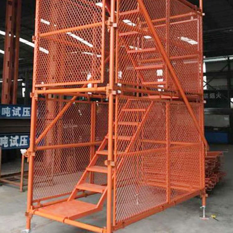 按需定做地铁基坑安全梯笼 安全通道 组合框架安全梯笼 质量放心