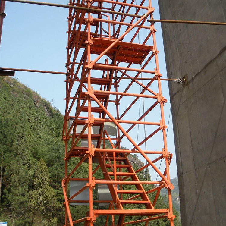 永邦建筑 承插式安全爬梯 墩柱施工安全爬梯 建筑工地安全爬梯 欢迎订购