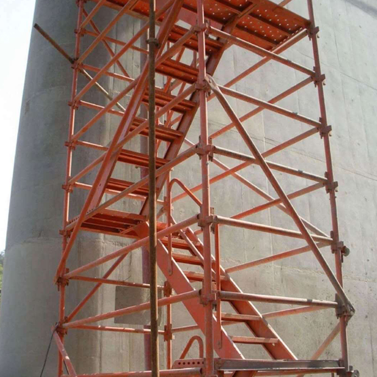 永邦建筑销售 施工用香蕉式安全爬梯 75加强型施工安全爬梯 施工脚手架爬梯 欢迎订购