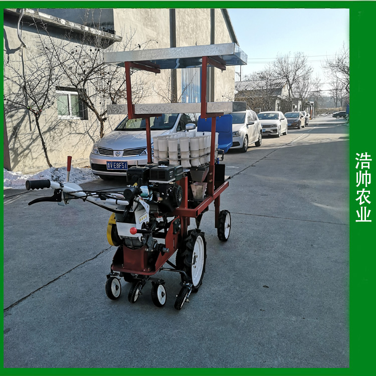 省费用的辣椒移栽机 浩帅自走式辣椒移栽机品质保证常年供应