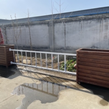 户外护栏花箱 铝合金护栏花箱组合 道路隔离花箱