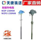 安徽天康耐磨热电阻WZP/WZP2-230NM 固定螺纹耐磨热电阻