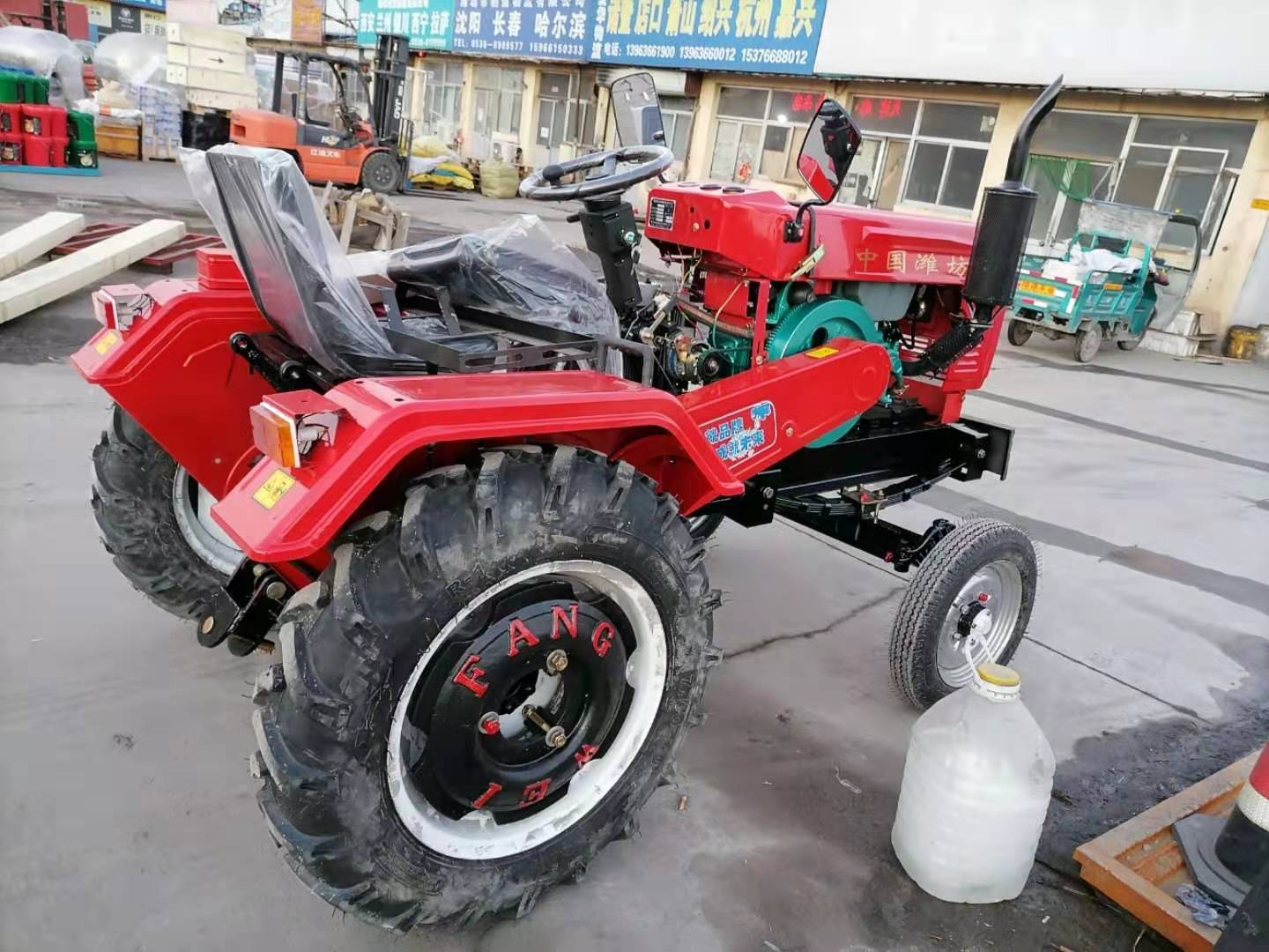 老潍坊15马力 180小四轮拖拉机200P价格  泰山-280 320潍坊单缸拖拉机价格