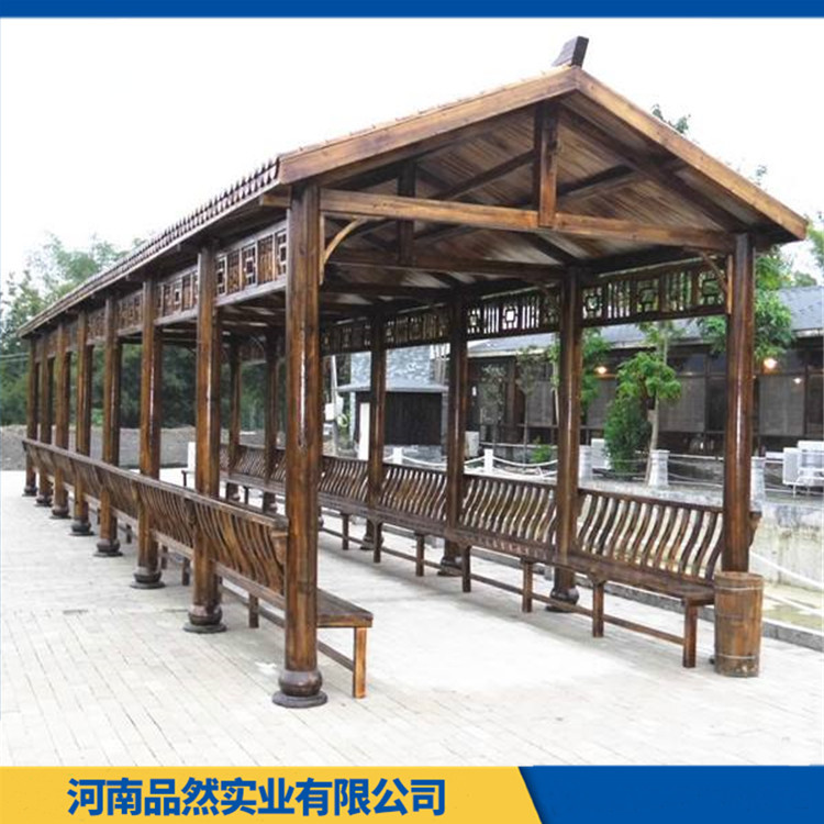 防腐木长廊价格 仿古防腐木长廊 品然实业 推荐