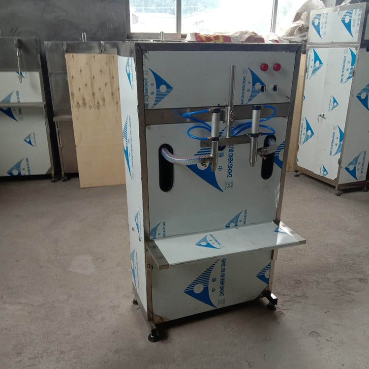 半自动液体肥料2头灌装机-洗液灌装机 半自动灌装机价格