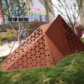 耐候锈钢板景观镂空雕刻 华建金属耐候板支持定制厂家在线报价