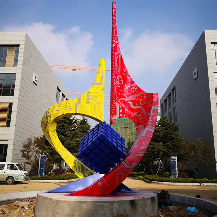 不锈钢雕塑 玻璃钢雕塑 永义 广场雕塑 不锈钢雕塑 定制 庭院造景雕塑