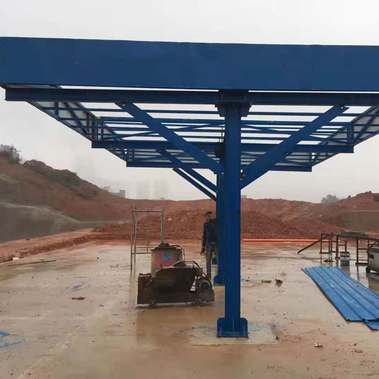 永邦建筑销售    建筑工地加工棚  组装式钢筋加工棚  单立柱钢筋加工棚  来电咨询