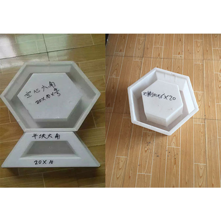 定制致宏六角护坡模具 山东水泥六角护坡模具 六角护坡塑料模具定制