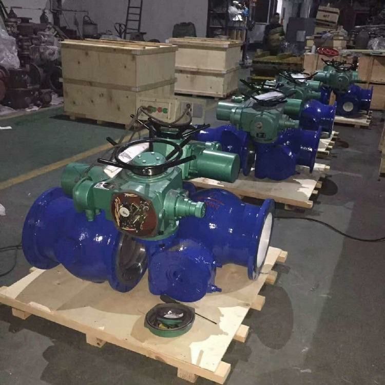 DN1100 气动偏心半球阀 Q640F/H/YQ640/H/Y