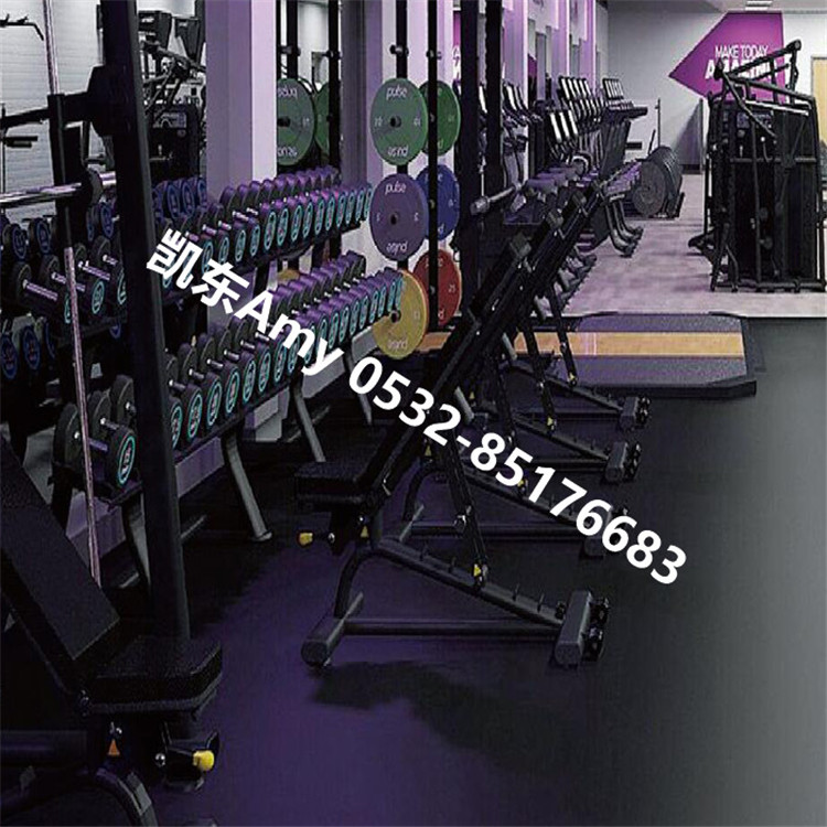 健身场所用铺地板 橡胶健身房垫  EPDM健身房垫 耐用减噪地垫