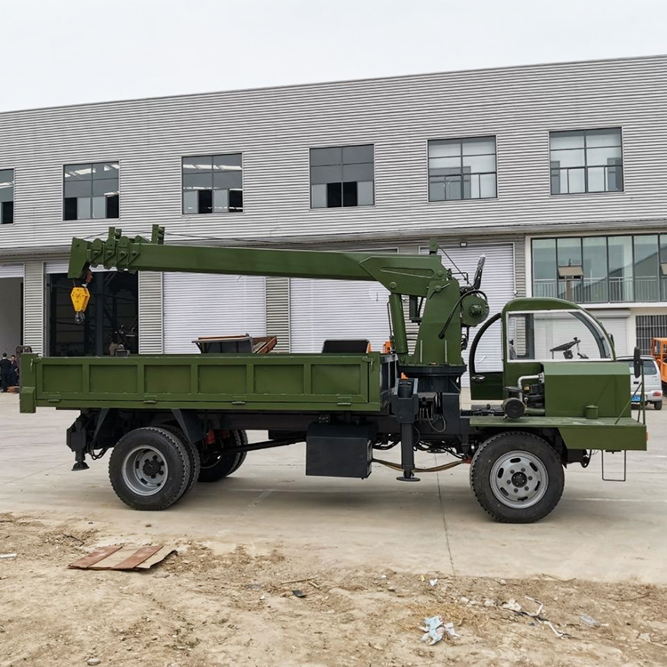 小型吊车起重机  自制液压1吨移树吊 液压1吨起重机厂家发货