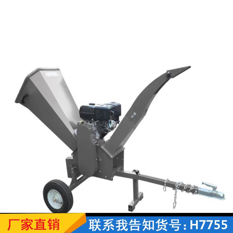 慧采电动树枝碎枝机 果园农场树枝粉碎机 饲料厂柳树小型移动粉碎机货号H7755