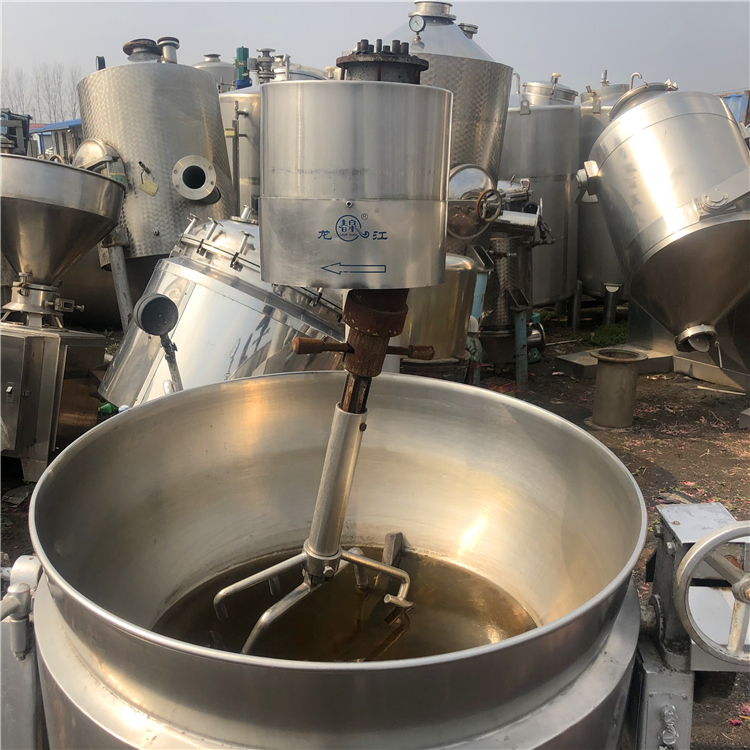 现货处理二手高粘度搅拌夹层锅 型号齐全
