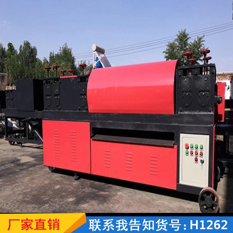 慧采新款钢管一体机 脚手架双管钢管除锈机 新型精准钢管拉直机货号H1262