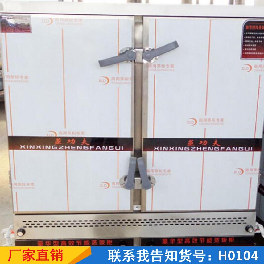 慧采煤气蒸饭柜 电力压力蒸饭车 双门电电器两用蒸饭器货号H0104