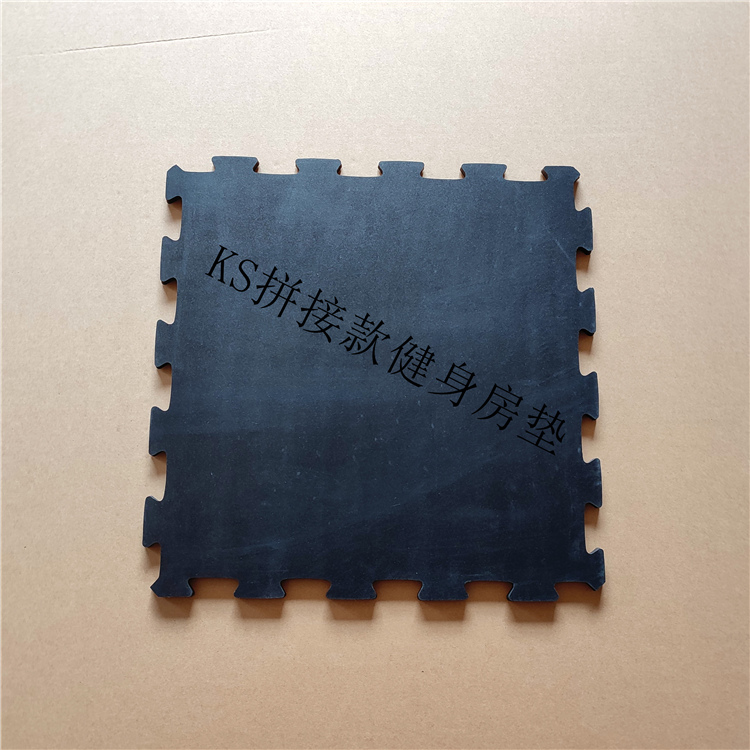 耐用减噪健身房地垫  青岛厂家供应健身房地砖 可拼接健身房地板  健身中心地板