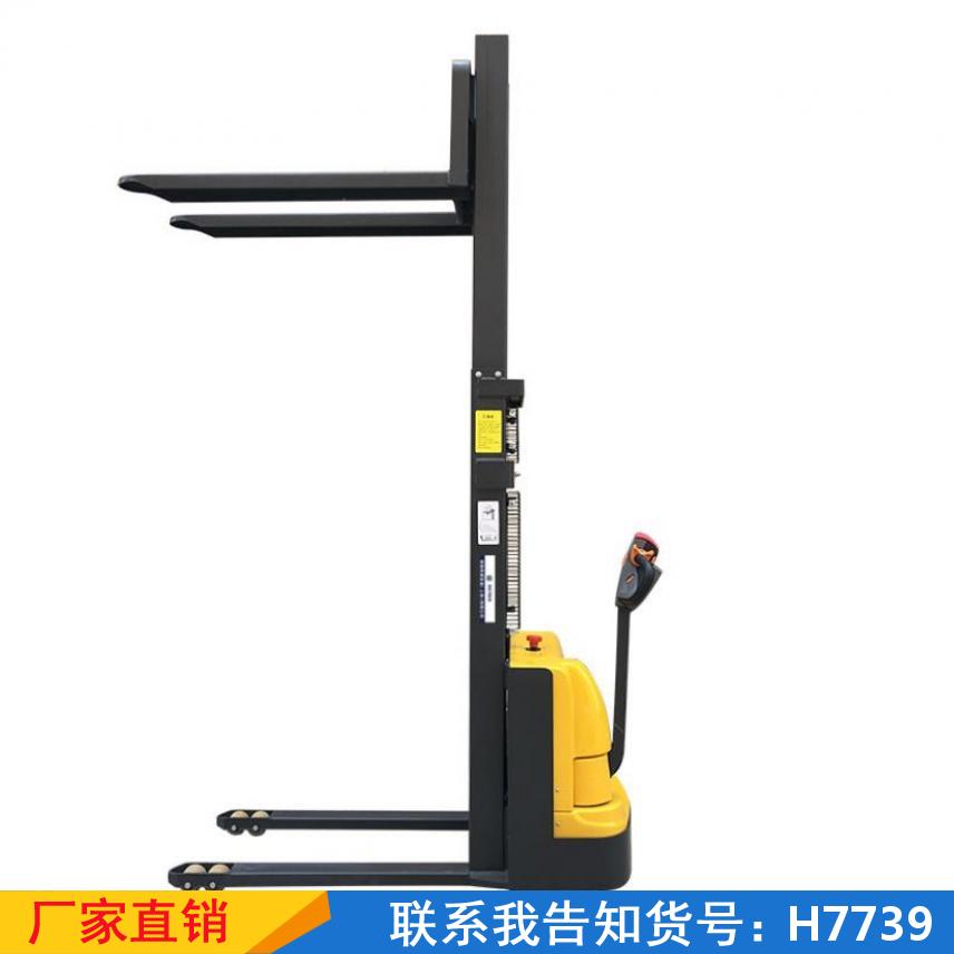 天腾全电动堆高车 液压1吨升高车 升降2吨堆垛车货号H7739