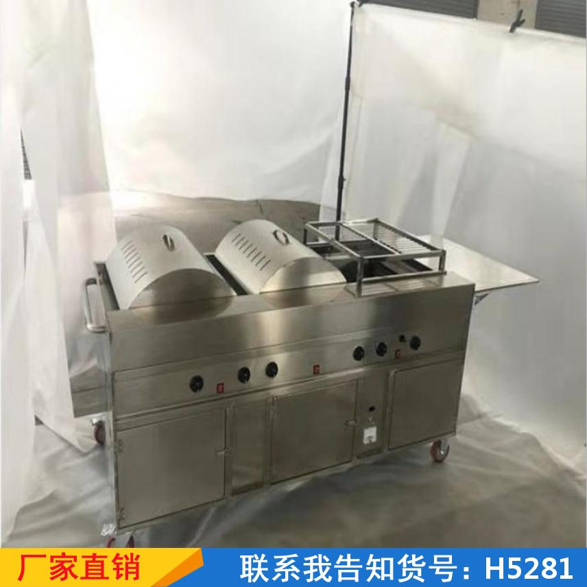 宏胜燃气鸡翅炉 挂炉五排烧烤炉 自动无烟烤鸡腿炉货号H5281
