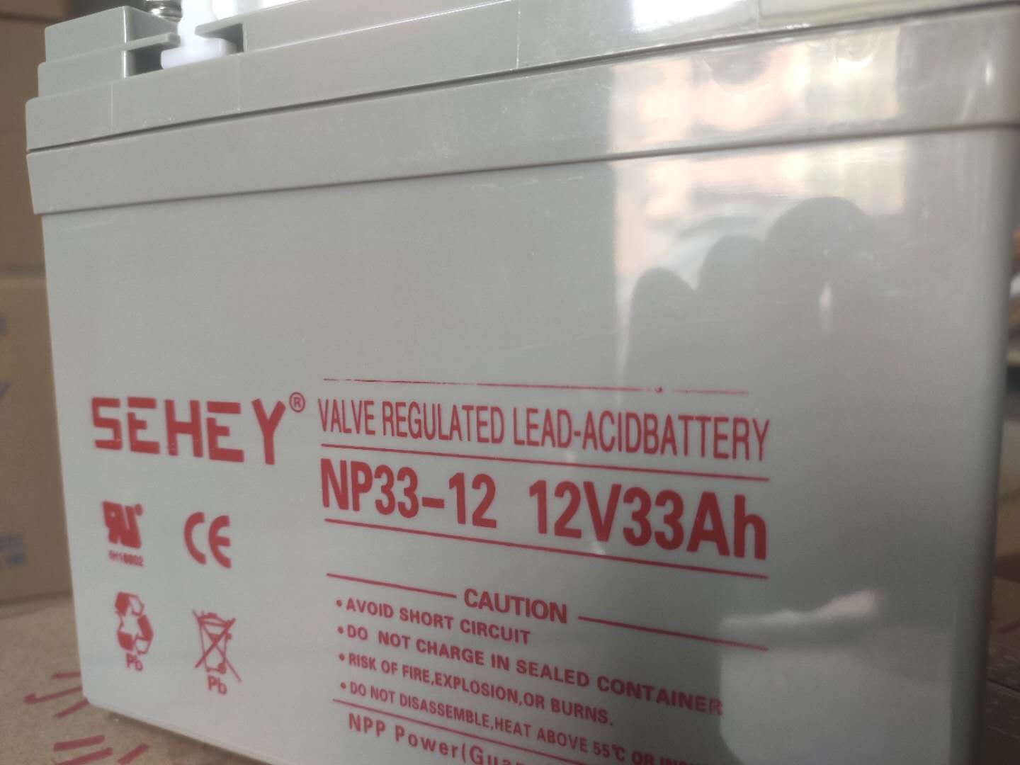 SEHEY蓄电池12V33AH SH33-12 NP33-12 UPS电源/EPS/直流屏机房